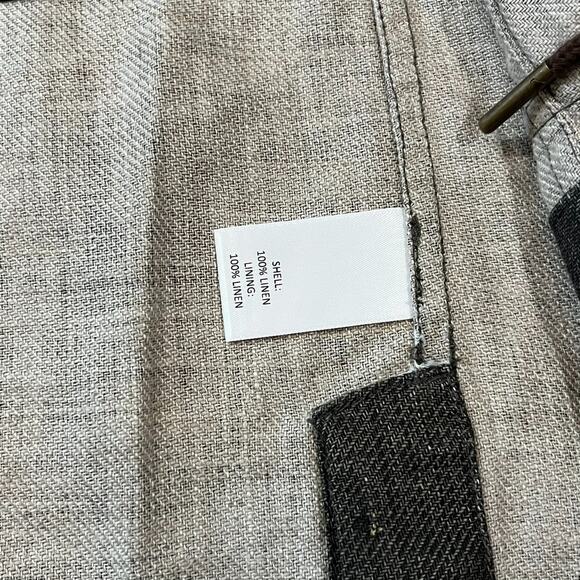 NWOT Cremieux Mens Linen Brown Safari Sport Jacket Size Large - Picture 5 of 7